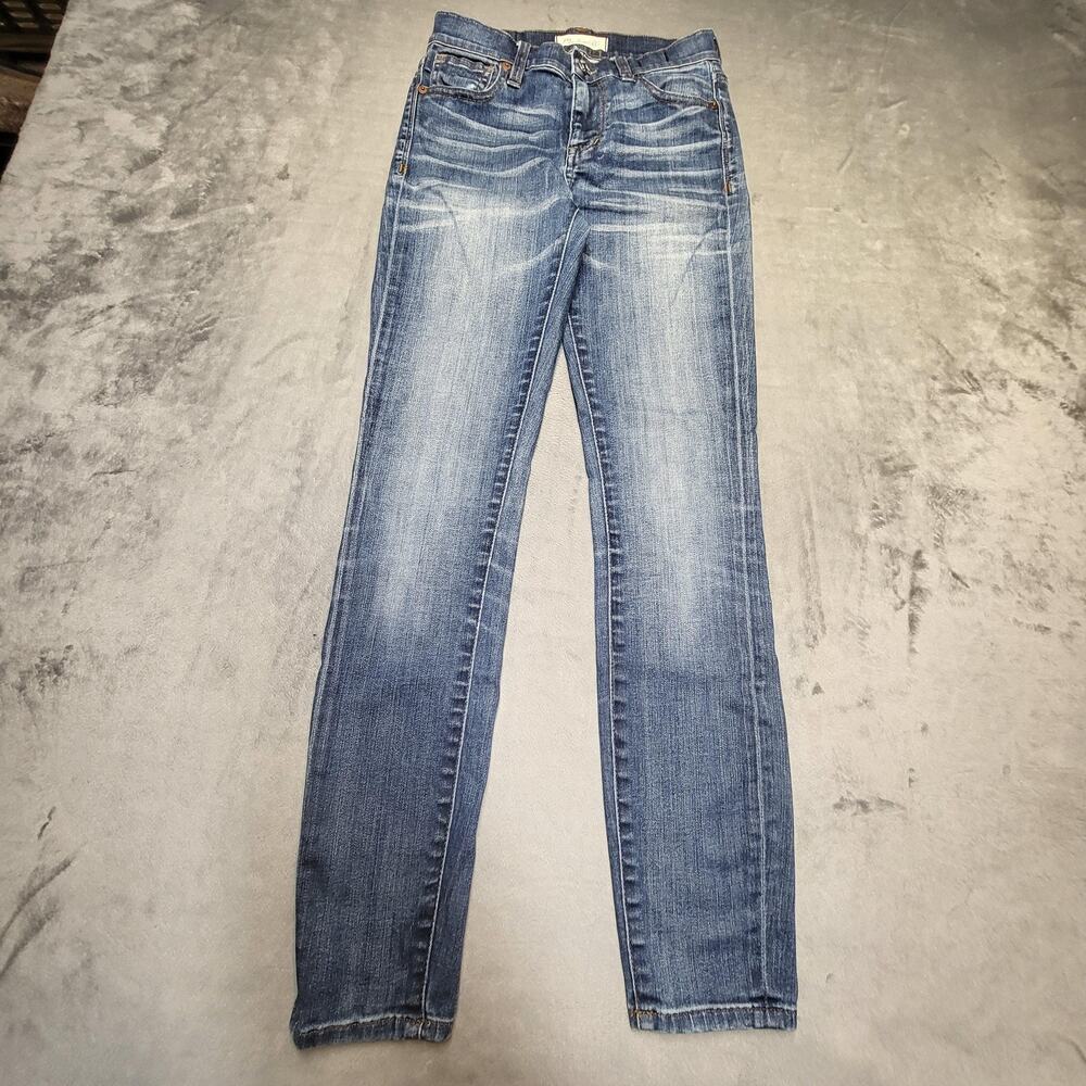 Madewell Jeans Womens 24 Blue High Riser Skinny Medium Wash Stretch 5-Pocket